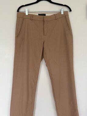 Banana Republic Camel Straight Leg Wool Trousers